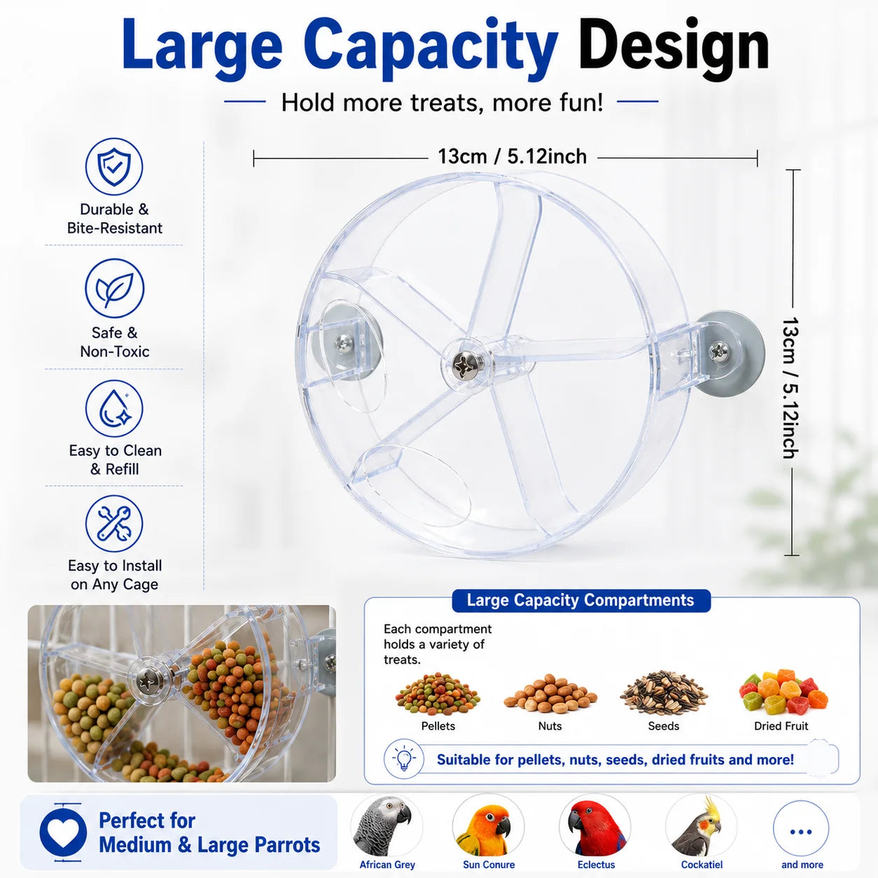 WingPlay Foraging Wheel